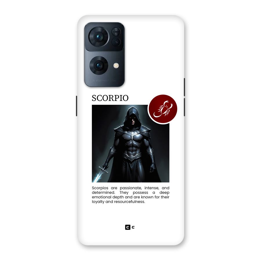 Sane Scorpio Back Case for Oppo Reno7 Pro 5G
