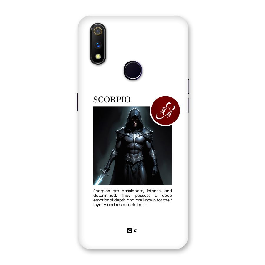 Sane Scorpio Back Case for Realme 3 Pro