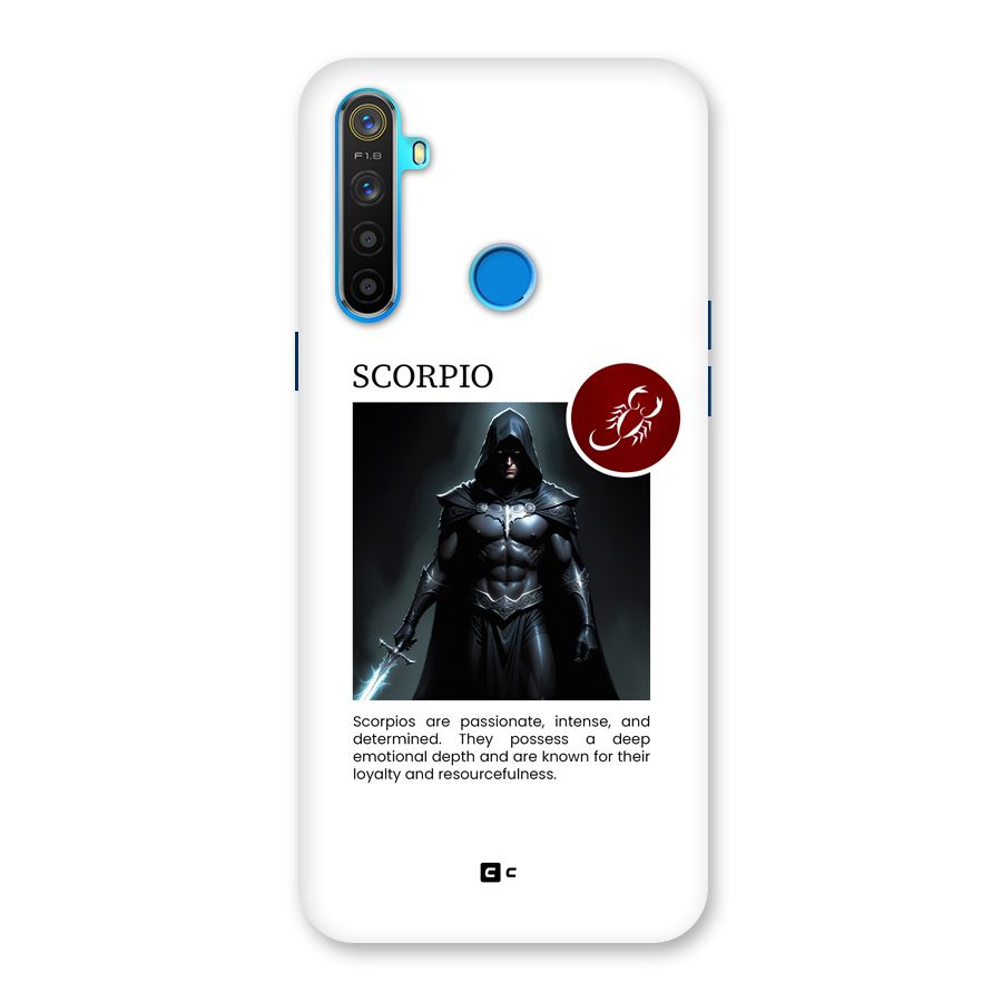 Sane Scorpio Back Case for Realme 5