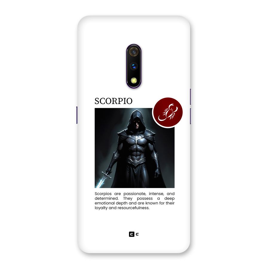 Sane Scorpio Back Case for Realme X