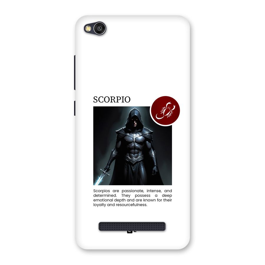 Sane Scorpio Back Case for Redmi 4A
