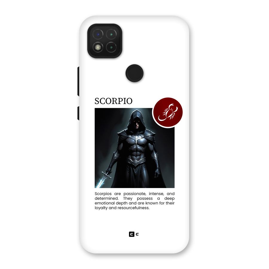 Sane Scorpio Back Case for Redmi 9 Activ