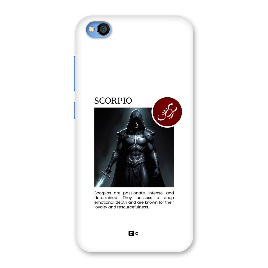Sane Scorpio Back Case for Redmi Go