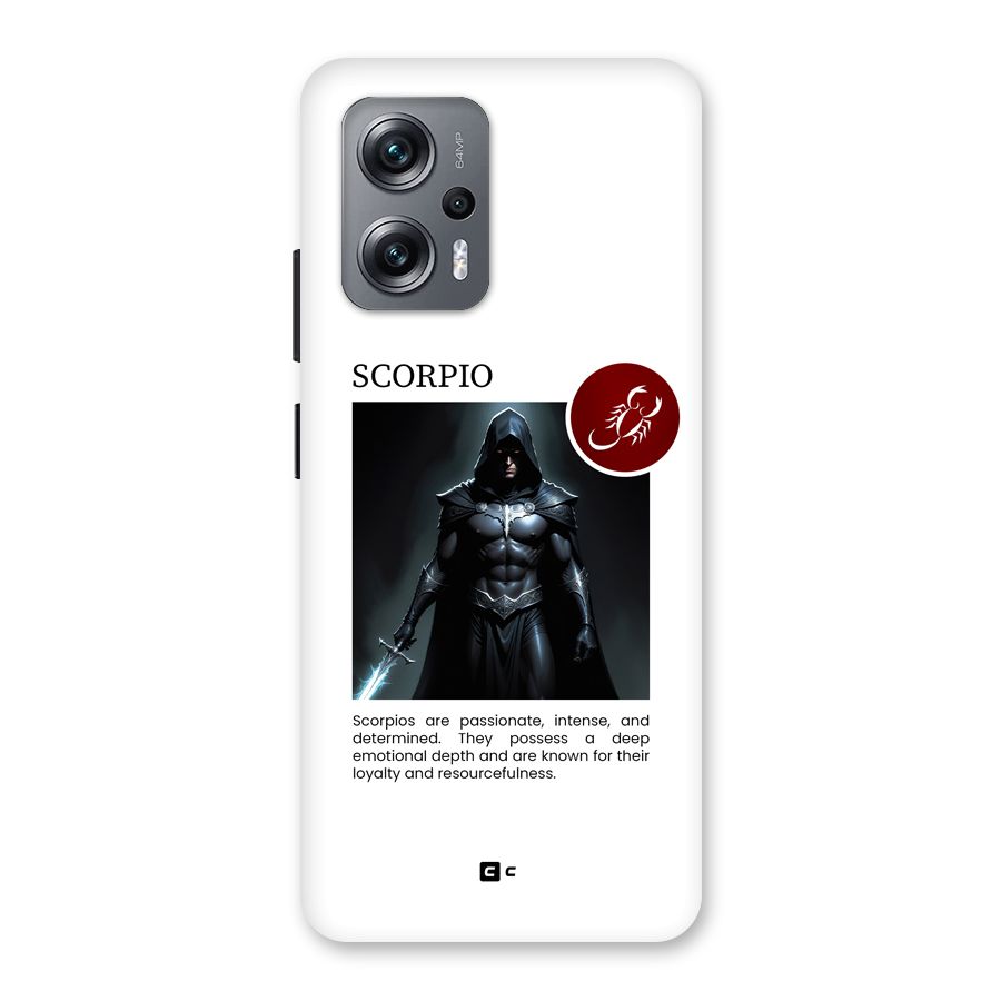 Sane Scorpio Back Case for Redmi K50i
