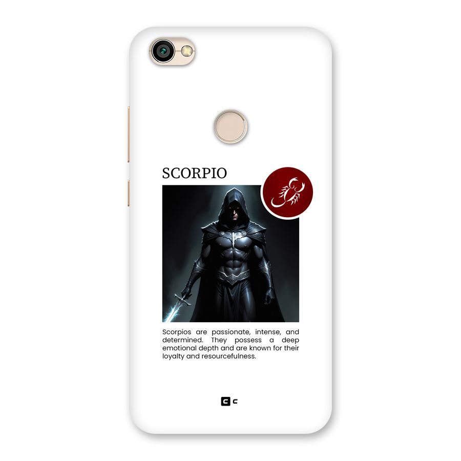 Sane Scorpio Back Case for Redmi Y1 2017