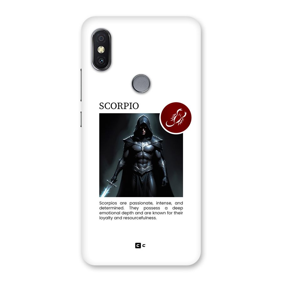 Sane Scorpio Back Case for Redmi Y2