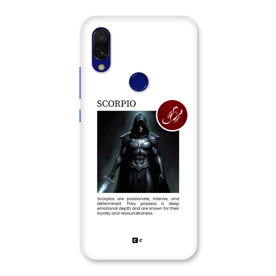 Sane Scorpio Back Case for Redmi Y3