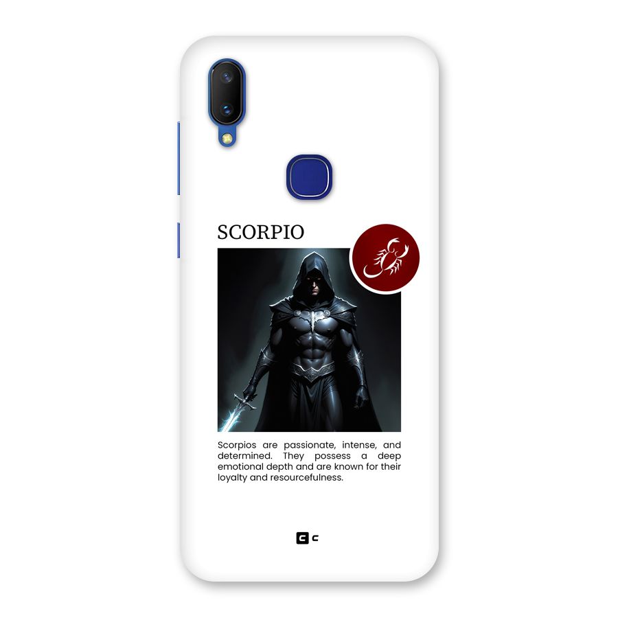 Sane Scorpio Back Case for Vivo V11