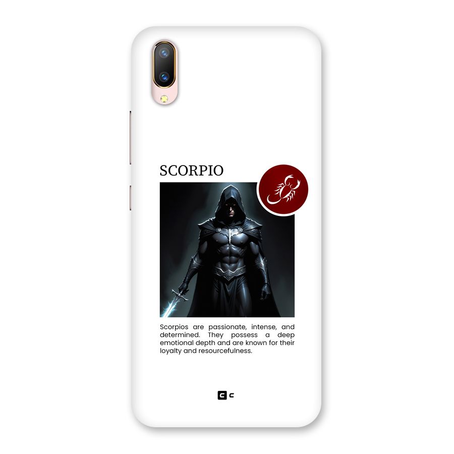 Sane Scorpio Back Case for Vivo V11 Pro