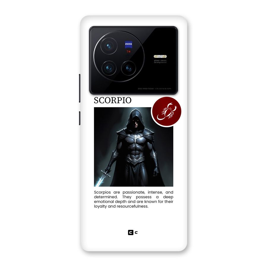 Sane Scorpio Back Case for Vivo X80