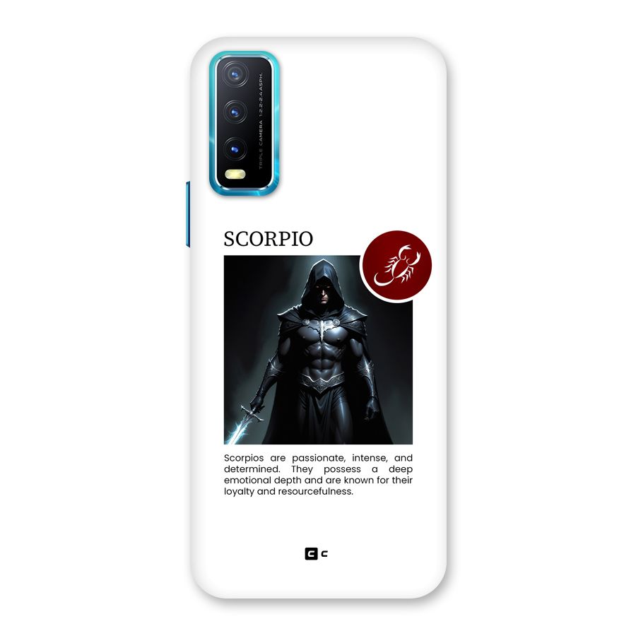 Sane Scorpio Back Case for Vivo Y20A