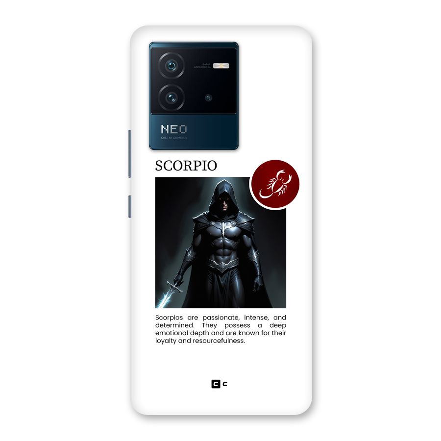 Sane Scorpio Back Case for Vivo iQOO Neo 6 5G