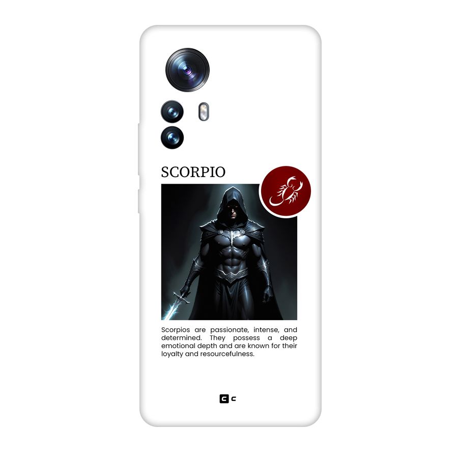 Sane Scorpio Back Case for Xiaomi 12 Pro