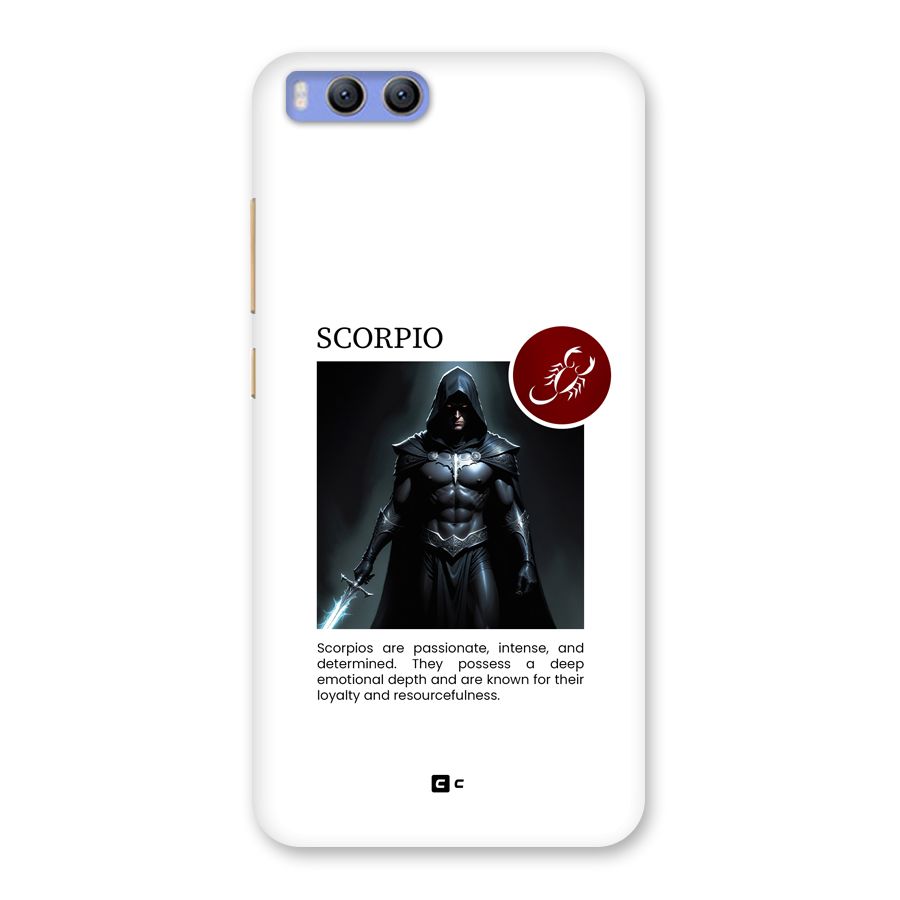 Sane Scorpio Back Case for Xiaomi Mi 6