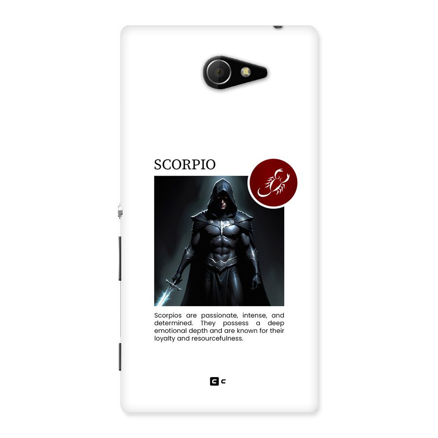 Sane Scorpio Back Case for Xperia M2