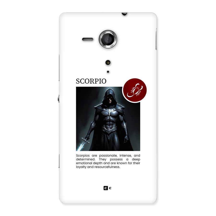 Sane Scorpio Back Case for Xperia Sp