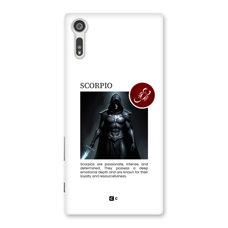 Sane Scorpio Back Case for Xperia XZ