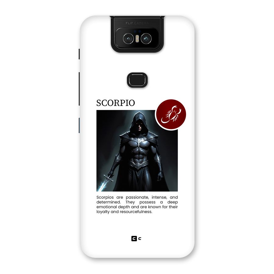 Sane Scorpio Back Case for Zenfone 6z