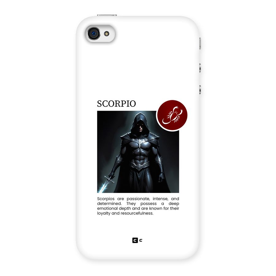 Sane Scorpio Back Case for iPhone 4 4s