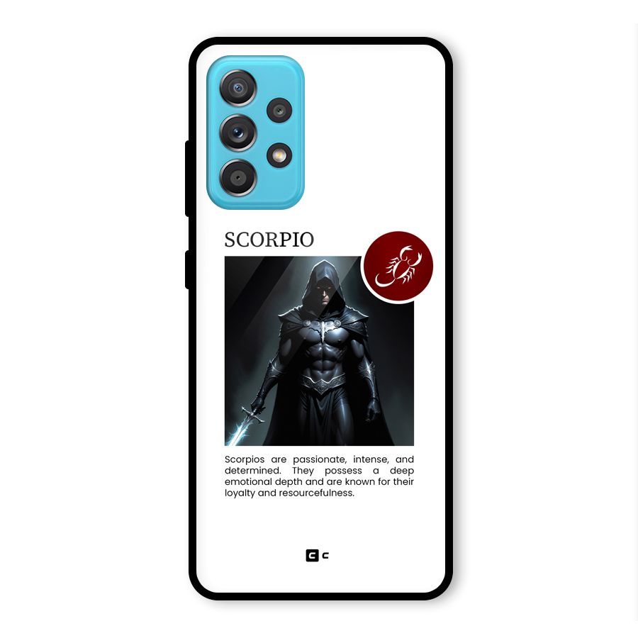 Sane Scorpio Glass Back Case for Galaxy A52s 5G