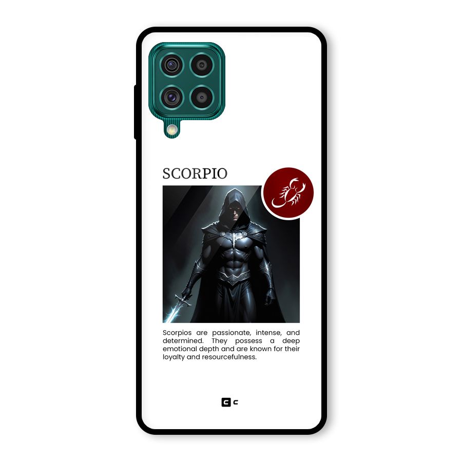 Sane Scorpio Glass Back Case for Galaxy F62