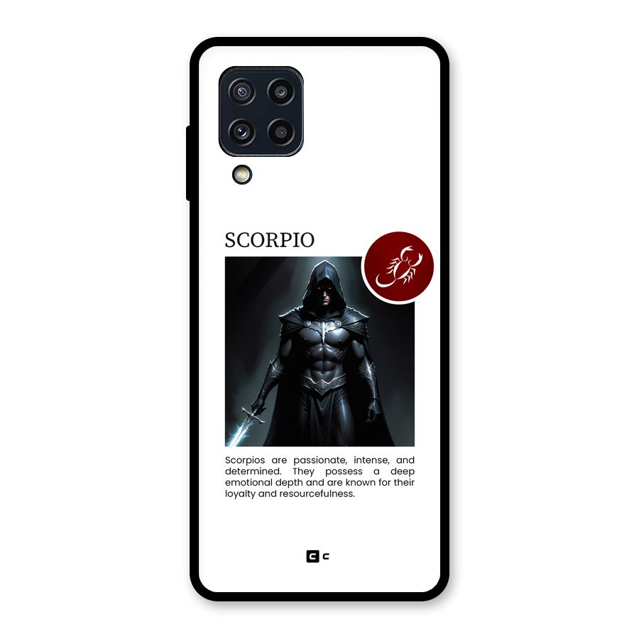 Sane Scorpio Glass Back Case for Galaxy M32