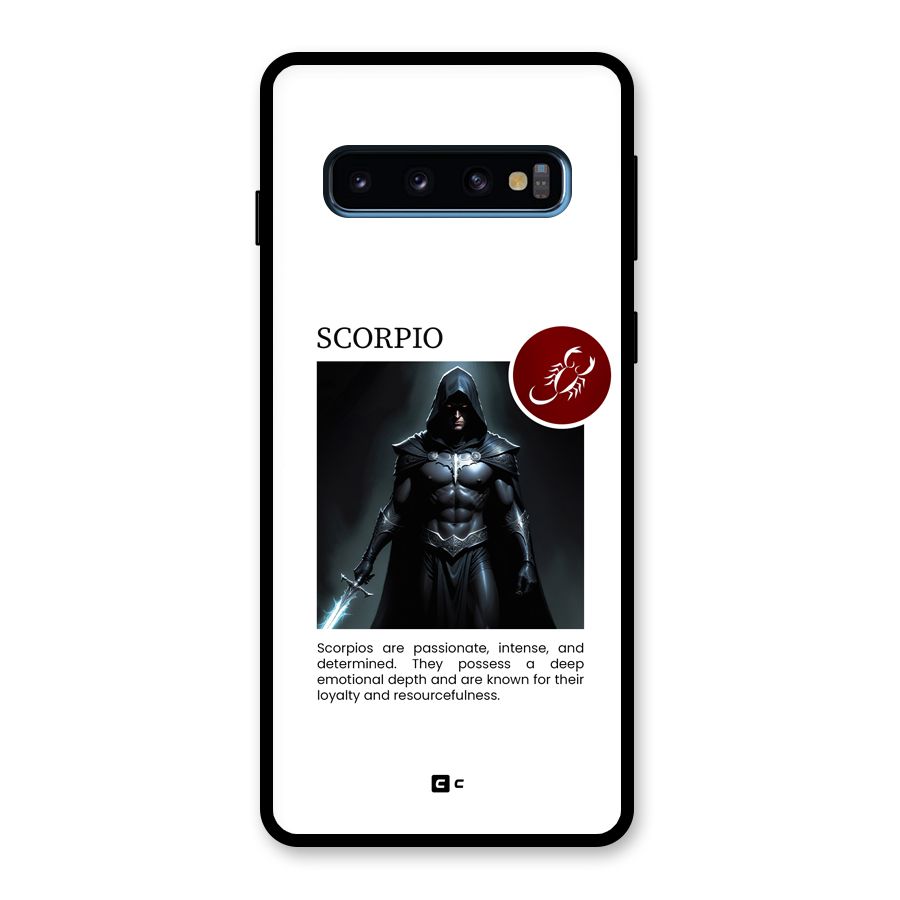 Sane Scorpio Glass Back Case for Galaxy S10