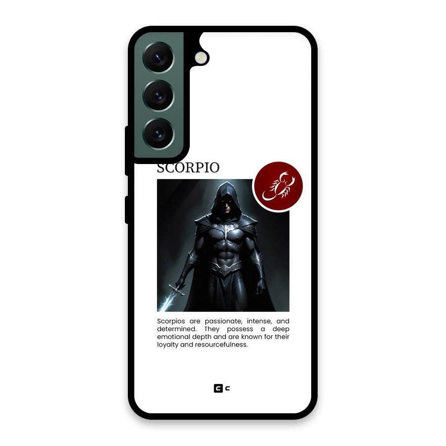 Sane Scorpio Glass Back Case for Galaxy S22 5G