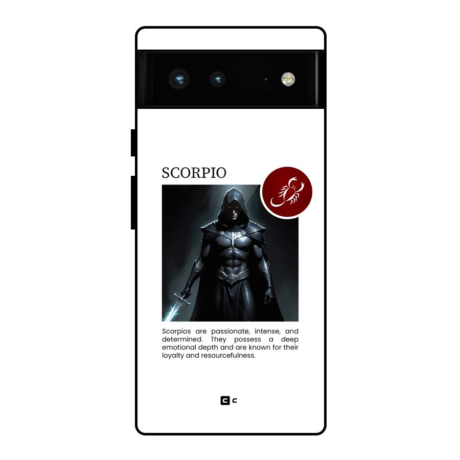Sane Scorpio Glass Back Case for Google Pixel 6