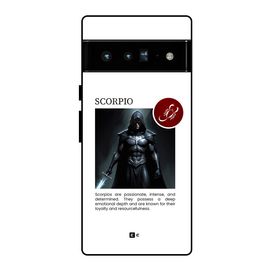 Sane Scorpio Glass Back Case for Google Pixel 6 Pro