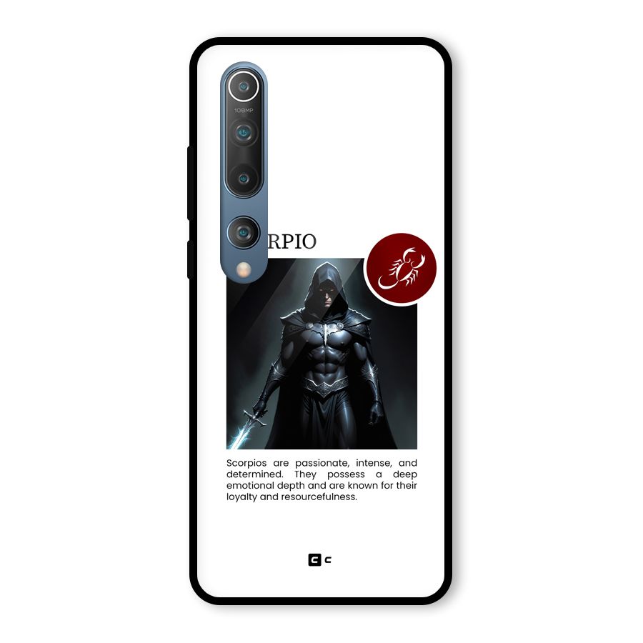 Sane Scorpio Glass Back Case for Mi 10