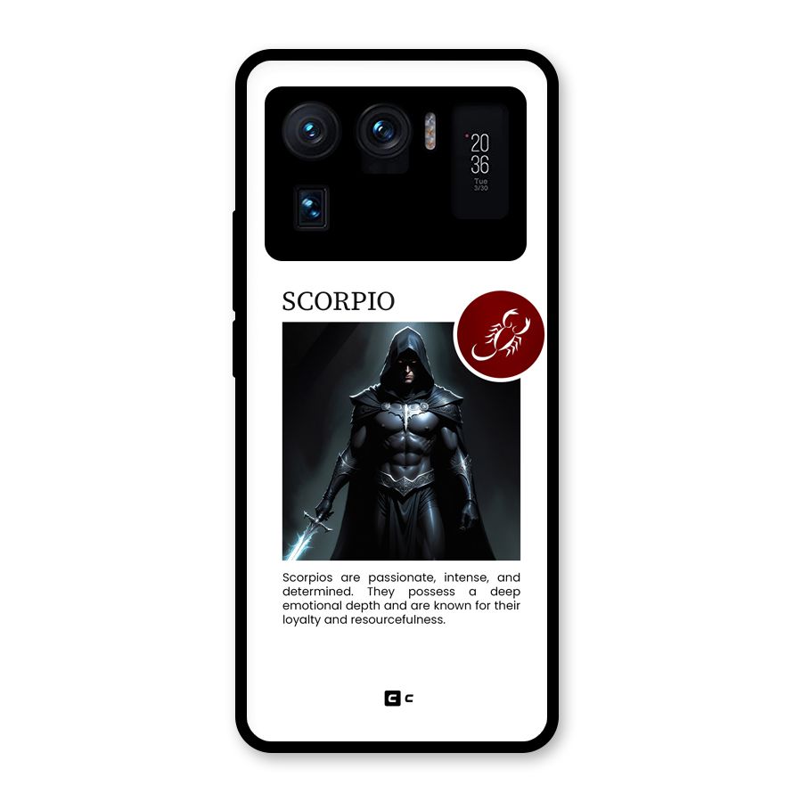 Sane Scorpio Glass Back Case for Mi 11 Ultra