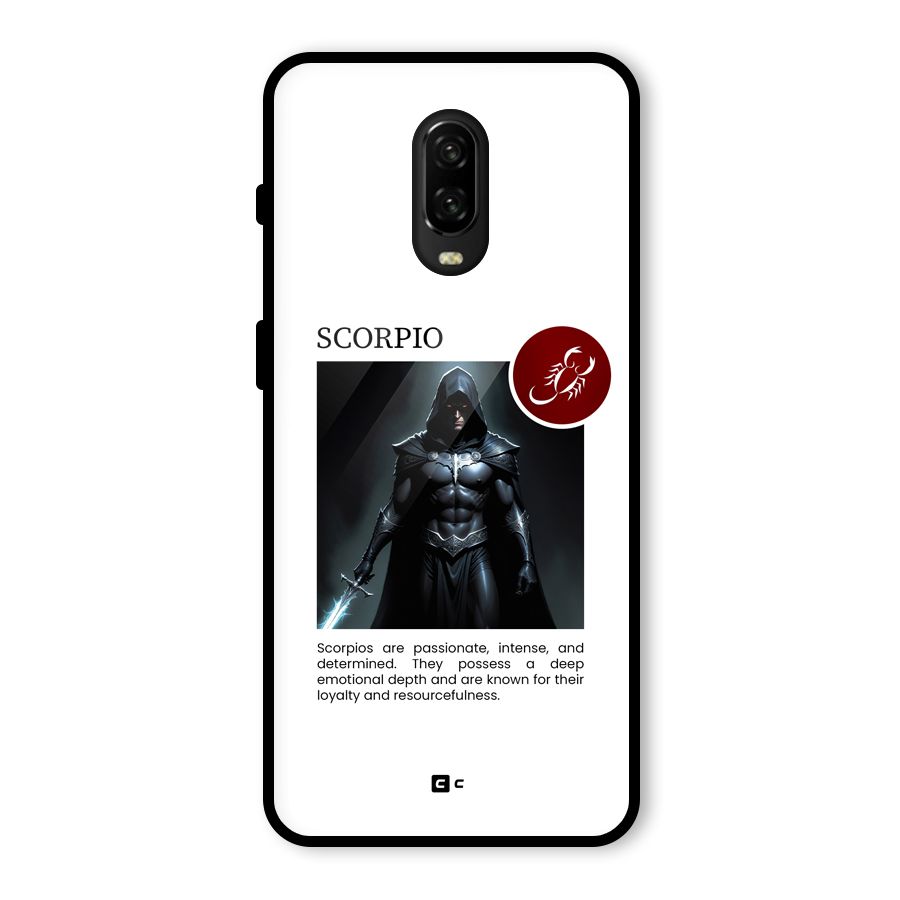 Sane Scorpio Glass Back Case for OnePlus 6T