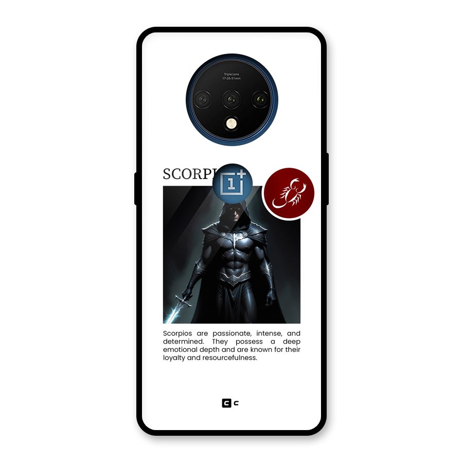 Sane Scorpio Glass Back Case for OnePlus 7T
