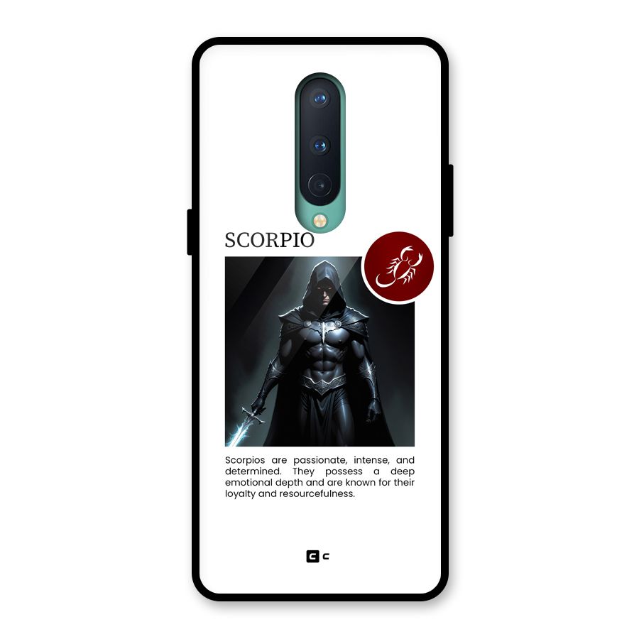 Sane Scorpio Glass Back Case for OnePlus 8