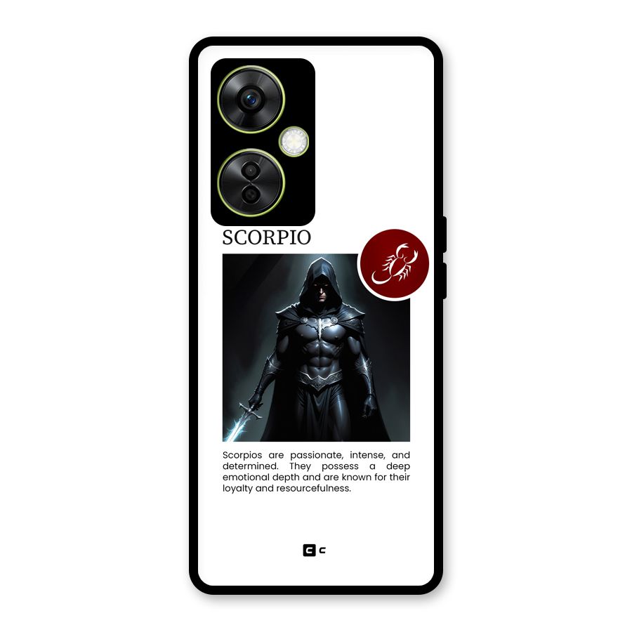 Sane Scorpio Glass Back Case for OnePlus Nord CE 3 Lite