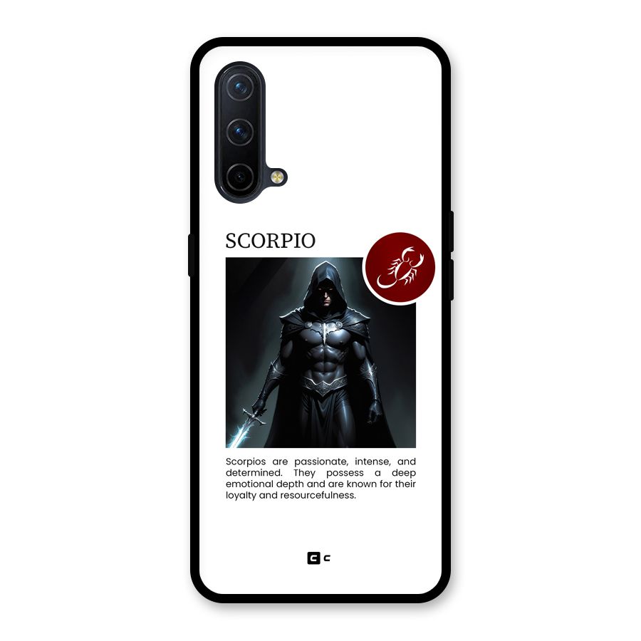 Sane Scorpio Glass Back Case for OnePlus Nord CE 5G