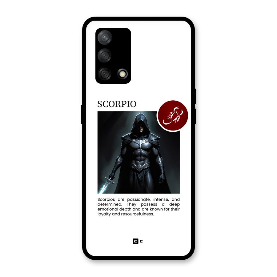 Sane Scorpio Glass Back Case for Oppo F19