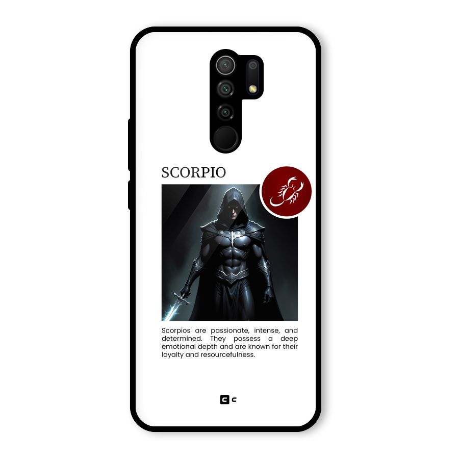 Sane Scorpio Glass Back Case for Poco M2