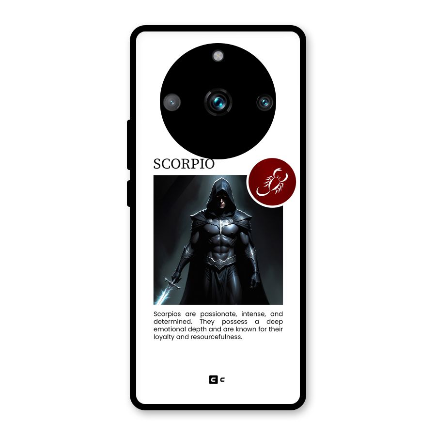 Sane Scorpio Glass Back Case for Realme 11 Pro