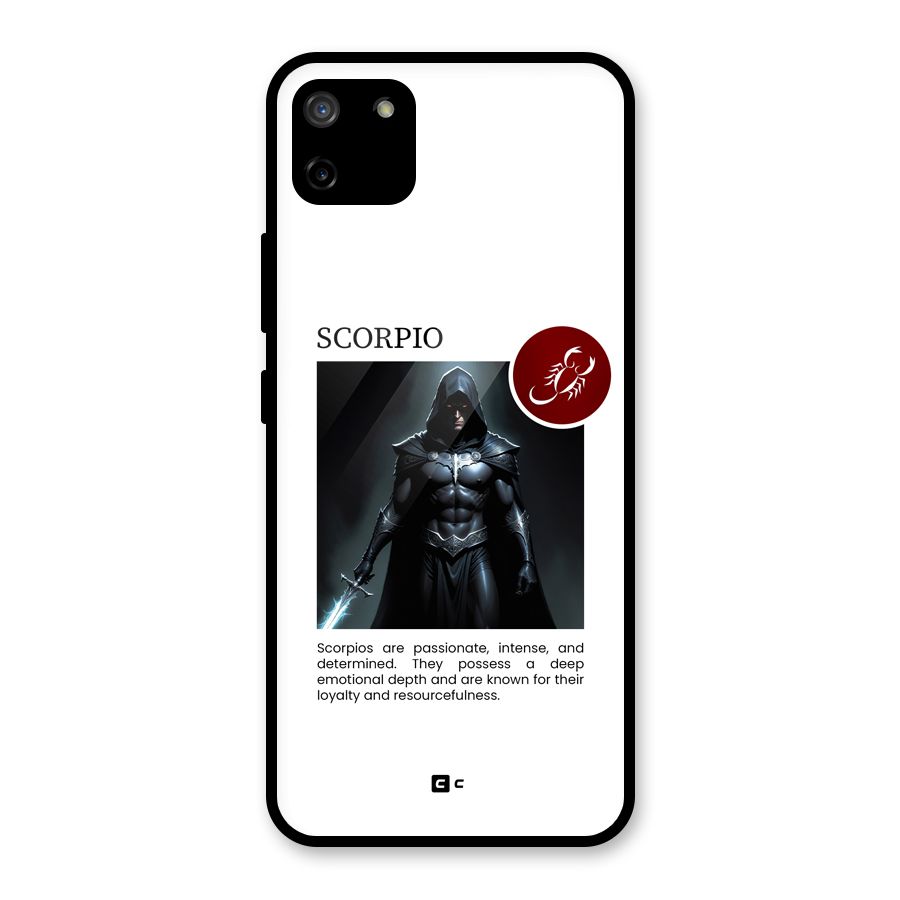 Sane Scorpio Glass Back Case for Realme C11