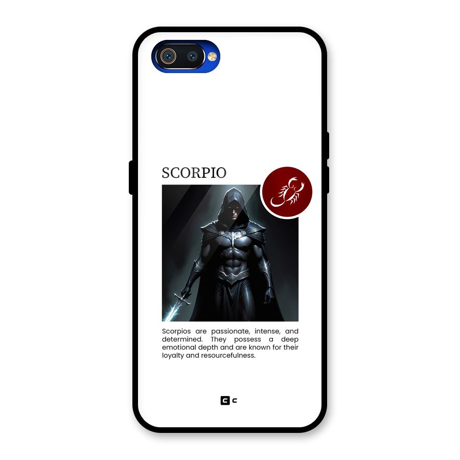 Sane Scorpio Glass Back Case for Realme C2