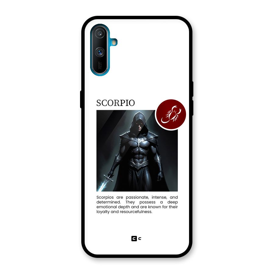 Sane Scorpio Glass Back Case for Realme C3
