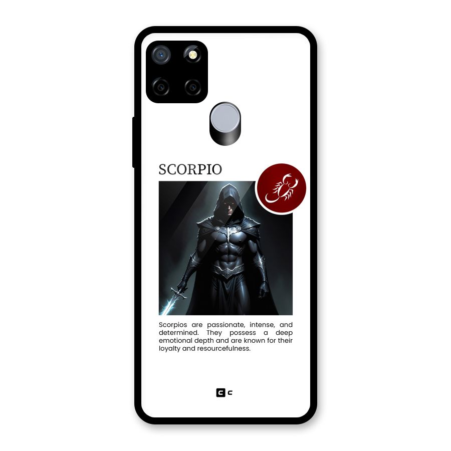 Sane Scorpio Glass Back Case for Realme Narzo 20