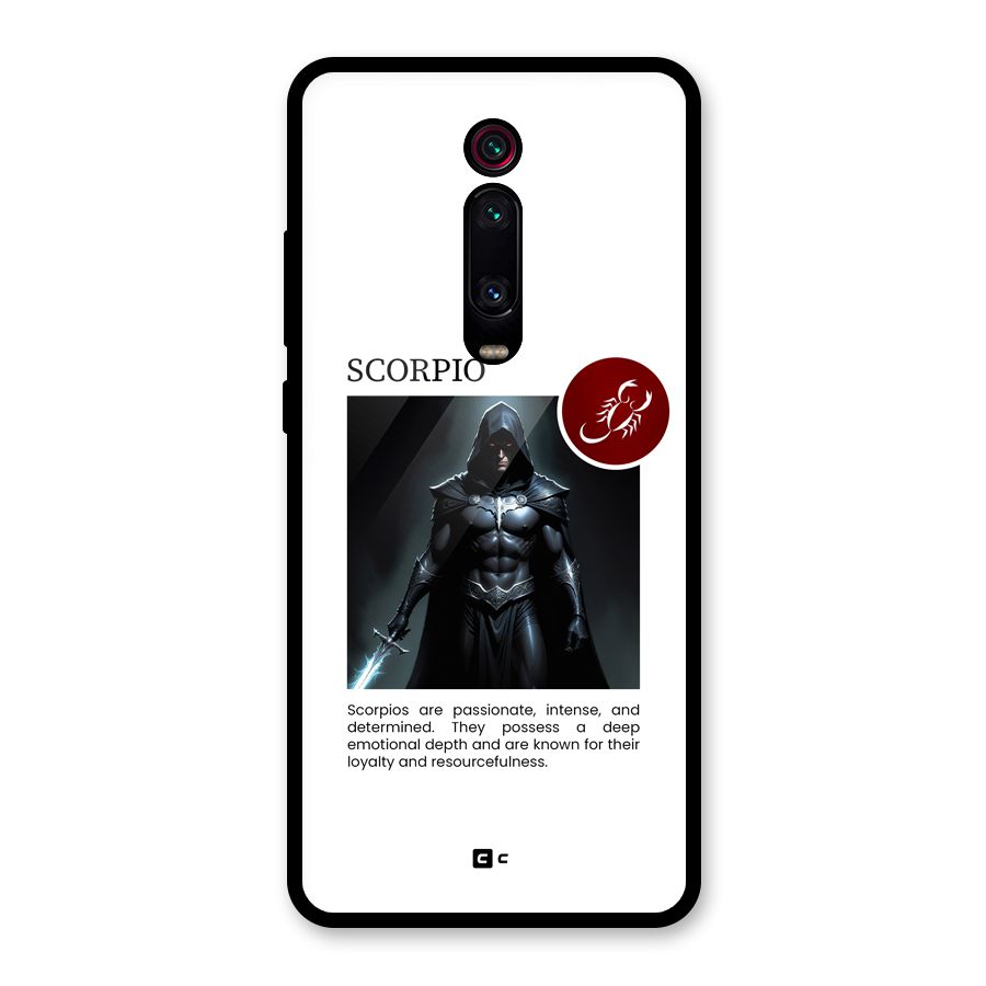 Sane Scorpio Glass Back Case for Redmi K20