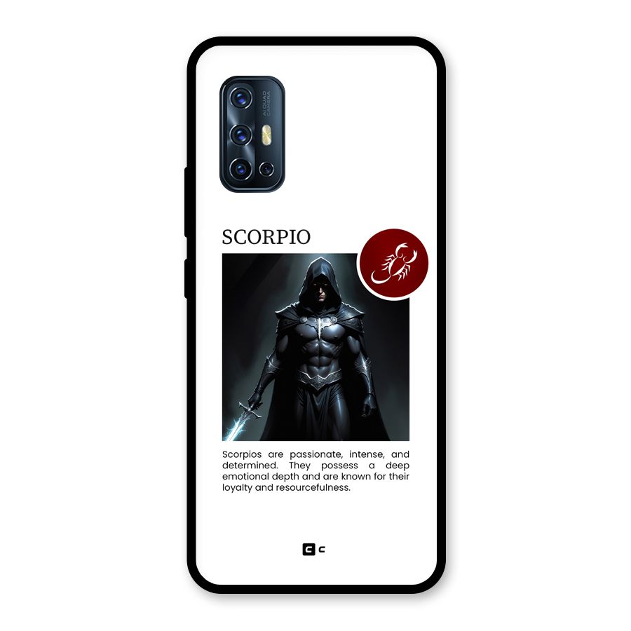 Sane Scorpio Glass Back Case for Vivo V17