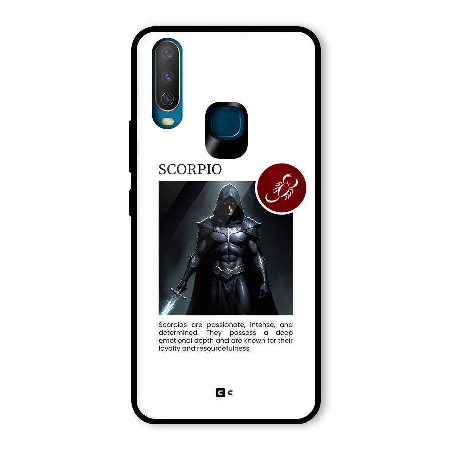 Sane Scorpio Glass Back Case for Vivo Y15