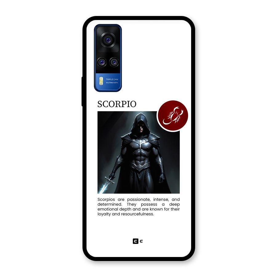 Sane Scorpio Glass Back Case for Vivo Y31