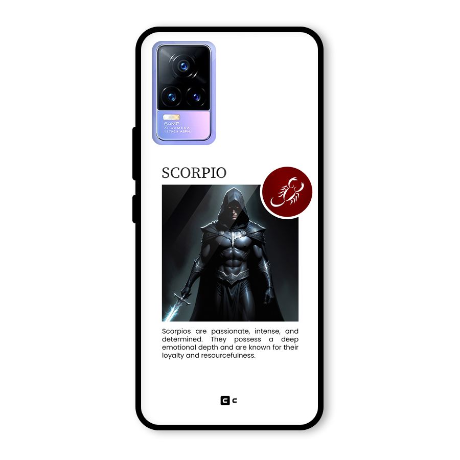 Sane Scorpio Glass Back Case for Vivo Y73