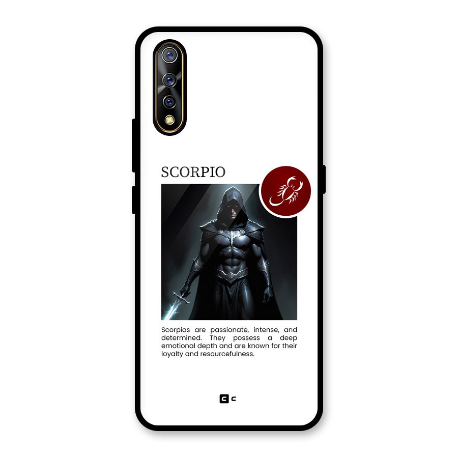 Sane Scorpio Glass Back Case for Vivo Z1x